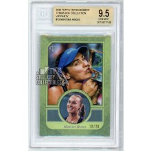 Martina Hingis 2020 Topps Transcendent Tennis VIP Green Card #12 /20 BGS 9.5