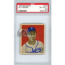 Gil Hodges 1949 Bowman Baseball Rookie Card #100 PSA 6.5