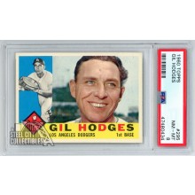 Gil Hodges 1960 Topps Card #295 PSA 8 NM-MT (434)