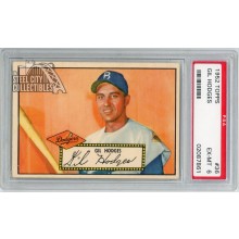 Gil Hodges 1952 Topps Card #36 PSA 6 EX-MT