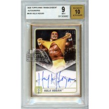 Hulk Hogan 2020 Topps Transcendent WWE Autograph Card #A-HH /25 BGS 9