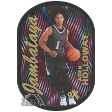Aden Holloway 2024 Skybox Metal Universe Champions eX Jambalaya Rookie Card