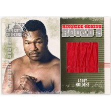 Larry Holmes 2011 ITG Ringside Boxing Silver Trunks Card #AM-50 (Red)