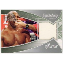 Evander Holyfield 2011 ITG Ringside Boxing In My Corner Silver Trunks Card #IMC-05