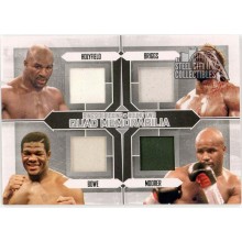 Holyfield Briggs Bowe Moorer 2011 ITG Ringside Boxing Silver Trunks Card #QM-06 (3 White)