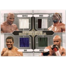 Holyfield Briggs Bowe Moorer 2011 ITG Ringside Boxing Gold Trunks Card #QM-06 /10