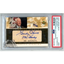 Gordie Howe 2003 UD Priority "Mr. Hockey" Autograph Card PSA Authentic 39/40