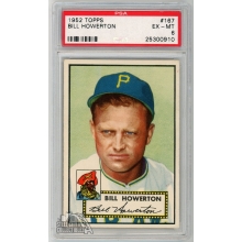 Bill Howerton 1952 Topps Baseball Card #167 PSA 6 EX-MT