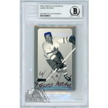 Howie Meeker Autographed Pre-Parkie Card /1000 - BAS