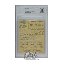 Hugh Reilly Autographed Learner's Permit - BAS
