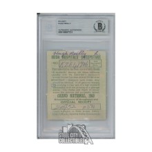 Hugh Reilly Autographed Receipt - BAS