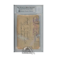 Hugh Reilly Autographed Selective Service Card - BAS