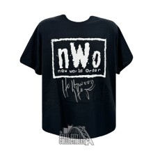 Hulk Hogan Hollywood Autographed NWO T-Shirt - JSA