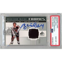 Brett Hull 2011 SP Game Used Fabrics Jersey Autograph Card AF-BH /100 PSA/DNA 10