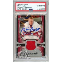 Brett Hull 2005 Power Play The Specialists Jersey Autograph Card TSBH PSA/DNA 10
