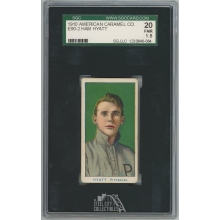 Ham Hyatt 1910 American Caramel Co. E90-2 Baseball Card SGC 1.5 Fair