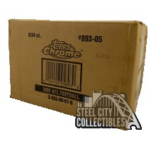 2005 Topps Chrome Football Retail 8 Box Case *PLEASE READ*