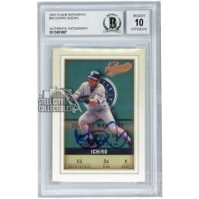 Ichiro Suzuki 2002 Fleer Authentix Autograph Card #24 BAS 10