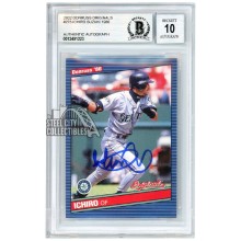 Ichiro Suzuki 2002 Donruss Originals 1986 Autograph Card #273 BAS 10