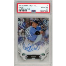 Ichiro 2019 Topps High Tek Autograph Card #HTA-I PSA 10