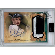 Ichiro 2021 Topps Dynasty Dynastic Deed Patch Autograph Card #DAP-I2 09/10