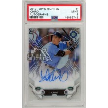 Ichiro 2019 Topps High Tek Autograph Card #HTA-I PSA 9
