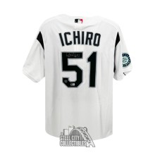 Ichiro Suzuki Autographed 2003 All Star Game Majestic Authentic Baseball Jersey - BAS
