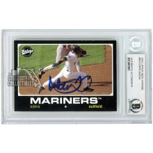 Ichiro Suzuki 2002 Upper Deck Vintage Autograph Card #50 BAS