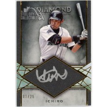 Ichiro 2022 Topps Diamond Icons Silver Ink Autograph Card #SI-ICH 1/25