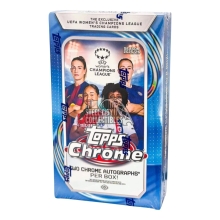 2025-26 Topps Chrome UEFA Women's Champions League Soccer Hobby Box