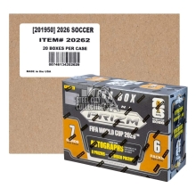 2026 Panini Prizm FIFA World Cup Soccer Hobby Mega 20-Box Case