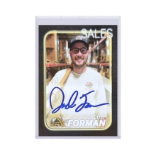 Jacob Forman Autographed Steel City Collectibles Employee Trading Card (Rewards Center Exclusive)