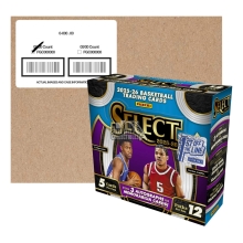 2025-26 Panini Select Basketball Hobby 12-Box Case - 1st Off The Line (FOTL)