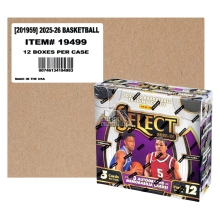 2025-26 Panini Select Basketball Hobby 12-Box Case