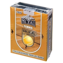 2026 Leaf Metal Golden Set Tennis Hobby Box