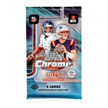 2025 Topps Chrome Football Hobby Pack