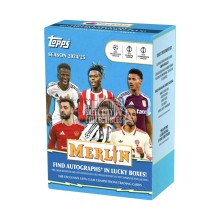 2024-25 Topps UEFA Club Competitions Merlin Chrome Soccer Blaster Box