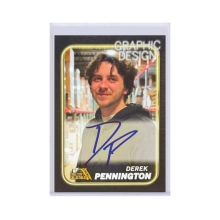 Derek Pennington Autographed Steel City Collectibles Employee Trading Card (Rewards Center Exclusive)
