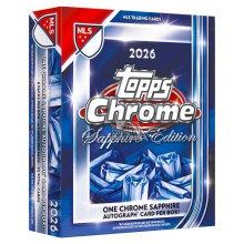 2026 Topps Chrome MLS Soccer Sapphire Edition Box