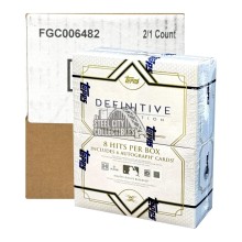 2025 Topps Definitive Baseball Hobby 2-Box Case