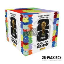 2026 Panini FIFA World Cup Soccer Sticker 25-Pack Box