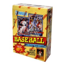 1991 Donruss Series 1 Baseball Wax Box - Canada Version
