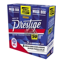 2025-26 Panini Prestige EFL English Football League Soccer Mega Box