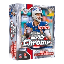 2026 Topps Chrome Football Mega Box