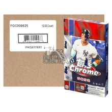 2026 Topps Chrome Baseball Hobby 12-Box Case