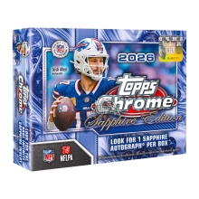 2026 Topps Chrome Football Sapphire Edition Box