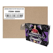 2025-26 Panini Obsidian Soccer Hobby 12-Box Case