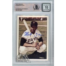 Monte Irvin 1979 TCMA 50's Autograph Card #168 BAS 10