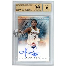 Kyrie Irving 2012-13 Panini Past & Present Modern Marks Rookie Autograph Card #36 BGS 9.5 AUTO 9