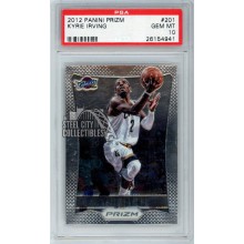 Kyrie Irving 2012-13 Panini Prizm Rookie Card #201 PSA 10 Gem Mint (941)